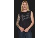 HT4898BLK-S, Damen Top ''LW Script''