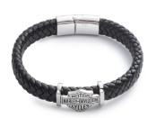 Armband "B&S Woven Leather" 