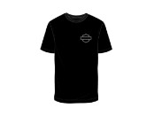 T-Shirt "TEE-KNIT,LFR SKULL,BLACK"