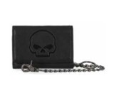 Geldbörse "Skull Emboss Med Trifold"