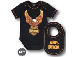 Baby Boys "Creeper & Bib" Gift Set