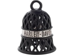 Ride Bell Mini "Black Harley-Davidson Logo Daimond Cutout"     