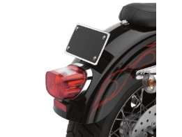 Kennzeichenhalter Layback Chrom