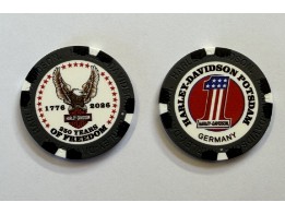 250 Years of Freedom – Exklusiver Harley-Davidson Poker Chip