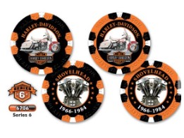 Poker Chips "H-D Limited Serie 6"