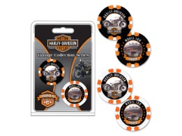 Poker Chip "H-D Vintage Collection Liimited Edition Serie 6"