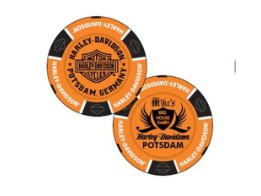 Poker Chip "H-D Potsdam Orange"