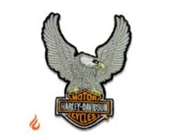 Aufnäher "Silver Eagle Bar & Shield"
