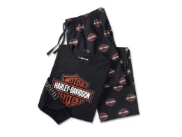 Pyjama Set  "Bar & Shield Long Sleeve"