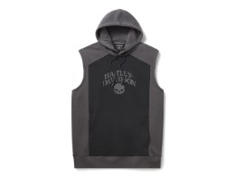 Sleeveless Hoodie "Willie G™ Skull"