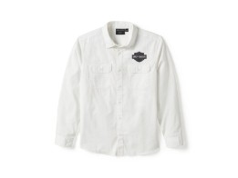 Hemd " B&S Solid white"