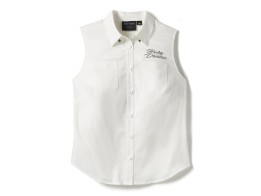 Bluse "Essential Bling Button Front Tank"