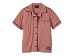 Bluse "Club Crew Contrast Piping"