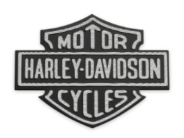 Metall Medaillon Logo "Bar & Shield Trim"