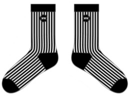 Socken "Long Strips LT"