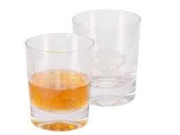 H-D Whiskyglas 2er Set "Crystal"