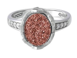 Ring "Oval Copper Drusy"