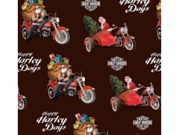 Geschenkpapier ''Biker Santa''