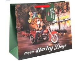 Geschenktüte ''H-D Biker Santa''