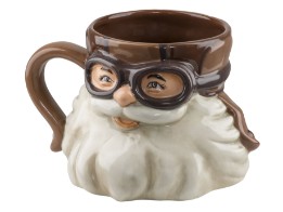 Tasse "Biker Santa Sculpted Mug"