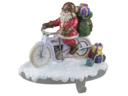 Aufsteller "2020 Biker Santa Stocking Holder"