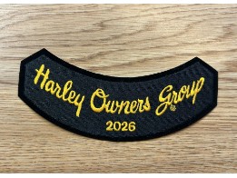 Aufnäher "Harley Owners Group 2026"
