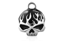 Ride Bell "Black Skull Flame"