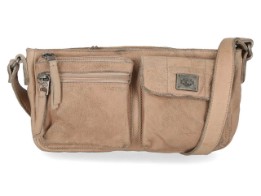 Tasche "Washed Leather Shoulder Bag"