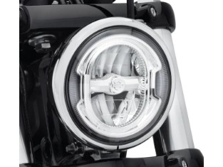 7 Zoll Schwarz Harley Daymaker LED Scheinwerfer + 2x 4-1/2  Nebelscheinwerfer Passing Lampen für Harley Davidson Road King Motorrad (1  satz) : : Auto & Motorrad