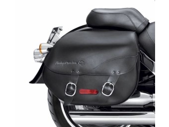Detachable 2er Leder Satteltaschen – glatt Heritage Classic `02 - `16