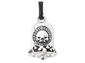 Ride Bell "H-D Classic Willi G Skull with Flames Accents"