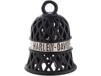Ride Bell Mini "Black Harley-Davidson Logo Daimond Cutout"     