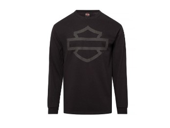 Longsleeve "Open B&S On Black"