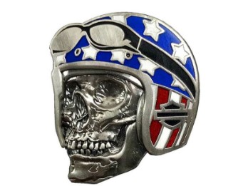 Pin " H-D Skull Flag"