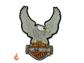 Aufnäher "Silver Eagle Bar & Shield"