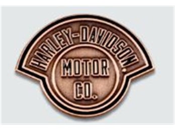 Pin"HD Copper Harley Pin"