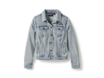 Jacke "Rose & Thorn Bling Denim Jacket 