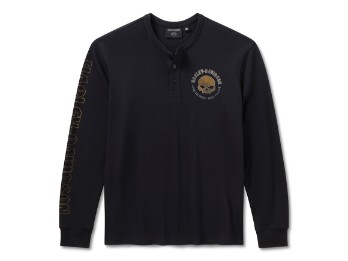 Longsleeve ''Willie G™ Dark Custom Thermal Henley''