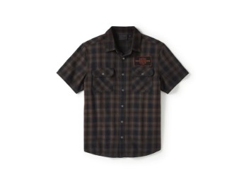 Hemd "Bar & Shield Plaid Short Sleeve Shirt"