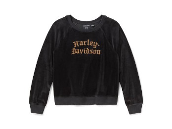 Pullover ''Willie G™ Skull Velour Crew – Harley-Davidson®''