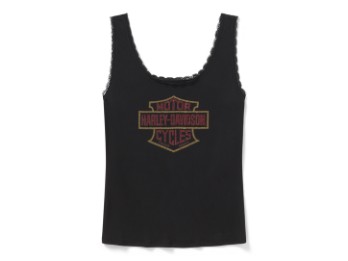 Top ''Bling Bar & Shield Lace Tank – Harley-Davidson®''