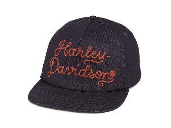 Basecap "Denim Cursive"