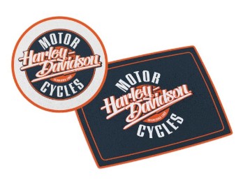 2er Glas Choping Board "H-D Motorcycles"