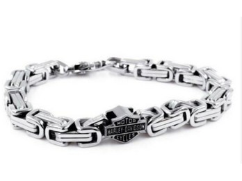 Armband "H-D Steel Double Link"