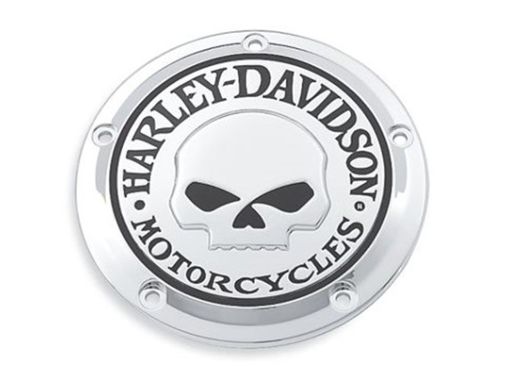 25441-04A, DERBY COVER, 5-HOLE, SKULL