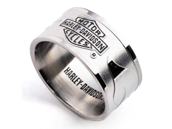 34R00544 - SZ10, Ring ''Bar&Shield Flame''