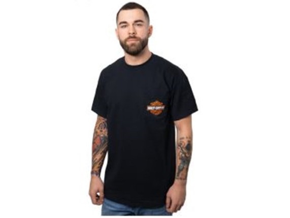 40291555, Herren Shirt "B&S Black Pocket"