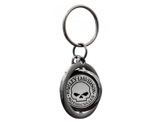 4533, Schlüsselanhänger "Harley Skull Spin