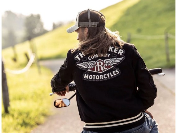 544142/L, College Jacke ''Black/White''