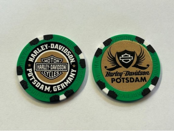 62407, Poker Chip "H-D Potsdam G/S"